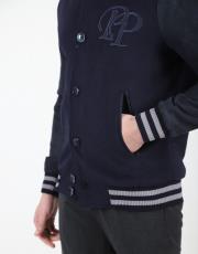 erkek kaşe süet kolej mont lacivert 3