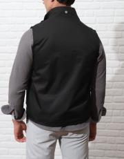 erkek regularfit cepli safari yelek siyah 5