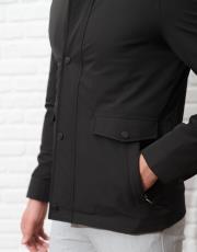 erkek mevsimlik ithal mont rahat kesim siyah 2