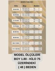 erkek yün dik yaka spor mont antrasit 6