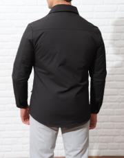 erkek spor rahat kesim mont siyah 6