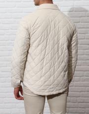 erkek hafif dolum kapitone cepli rahat kesim kadife mont taş 4