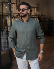 erkek tensel gömlek haki