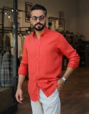 erkek tensel gömlek kırmızı