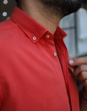 erkek tensel gömlek kırmızı 2