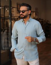 erkek tensel gömlek su yeşili