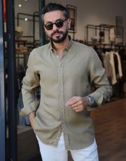 erkek tensel gömlek m.yeşil