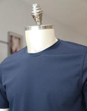 erkek %100 merserize pamuk tişört lacivert 2