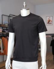 erkek %100 merserize pamuk tişört siyah