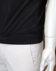 erkek %100 merserize pamuk tişört siyah 3