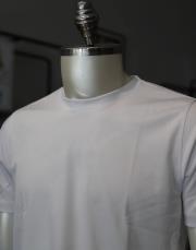 erkek %100 merserize pamuk tişört beyaz 2