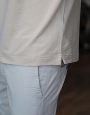 erkek kompak pamuk yarı oversize tişört krem 3