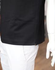 erkek kompak pamuk yarı oversize tişört siyah 3