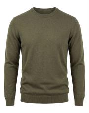 erkek bisiklet yaka kaşmir kazak haki