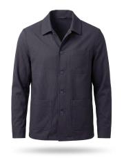 erkek gofre kumaş torba cepli ceket lacivert