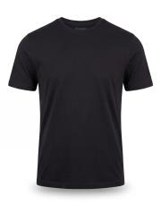 erkek spandex kumaş basic tshirt siyah