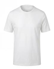 erkek spandex kumaş basic tshirt ekru