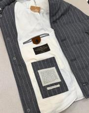 erkek vitale barberis kumaş yelek gri 2