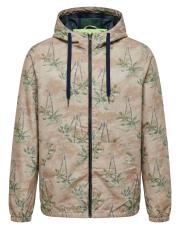 erkek kapşolu spor ceket a.bej