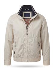 erkek dik yaka mevsimlik ceket krem