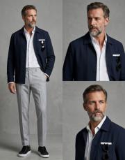 gofre torba cepli spor ceket lacivert 2