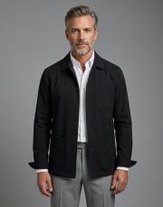 gofre torba cepli spor ceket siyah 3