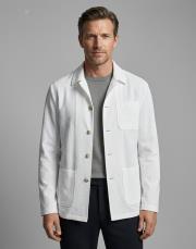 gofre torba cepli spor ceket beyaz 3