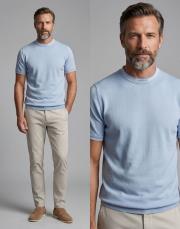 bisiklet yaka kaşmit triko b.mavisi