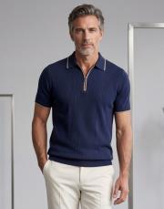 polo yaka kaşmir triko lacivert 2