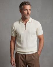 polo yaka kaşmir triko kemik 2